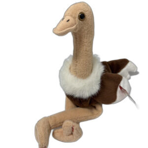 STRETCH the Ostrich September 21 1997 Ty Beanie Babies Stuffed Toys Retired